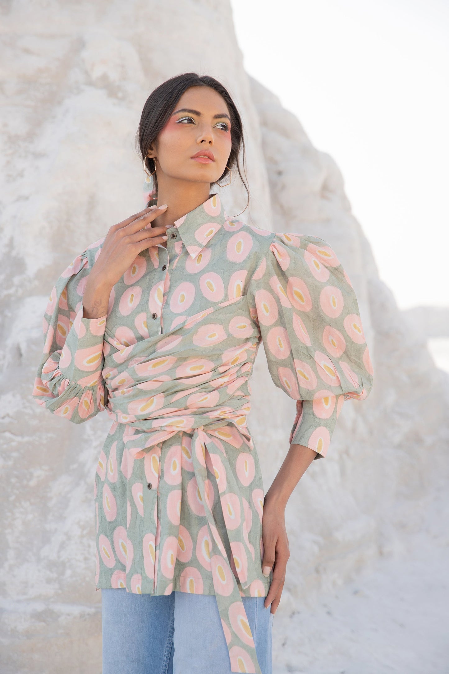 Isabelle Drape Shirt (6440293007529)