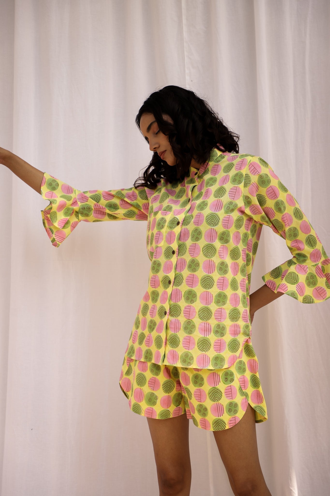 Yellow Aura Short Set