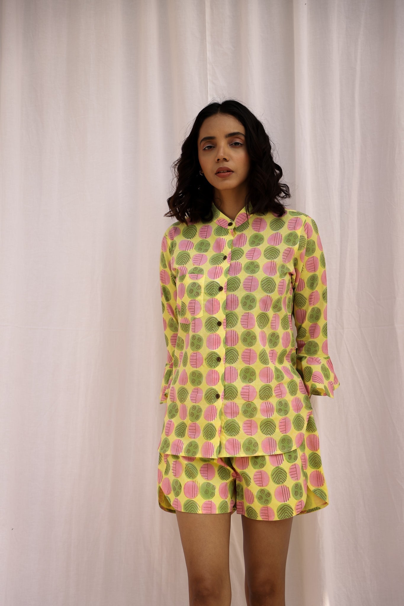 Yellow Aura Short Set