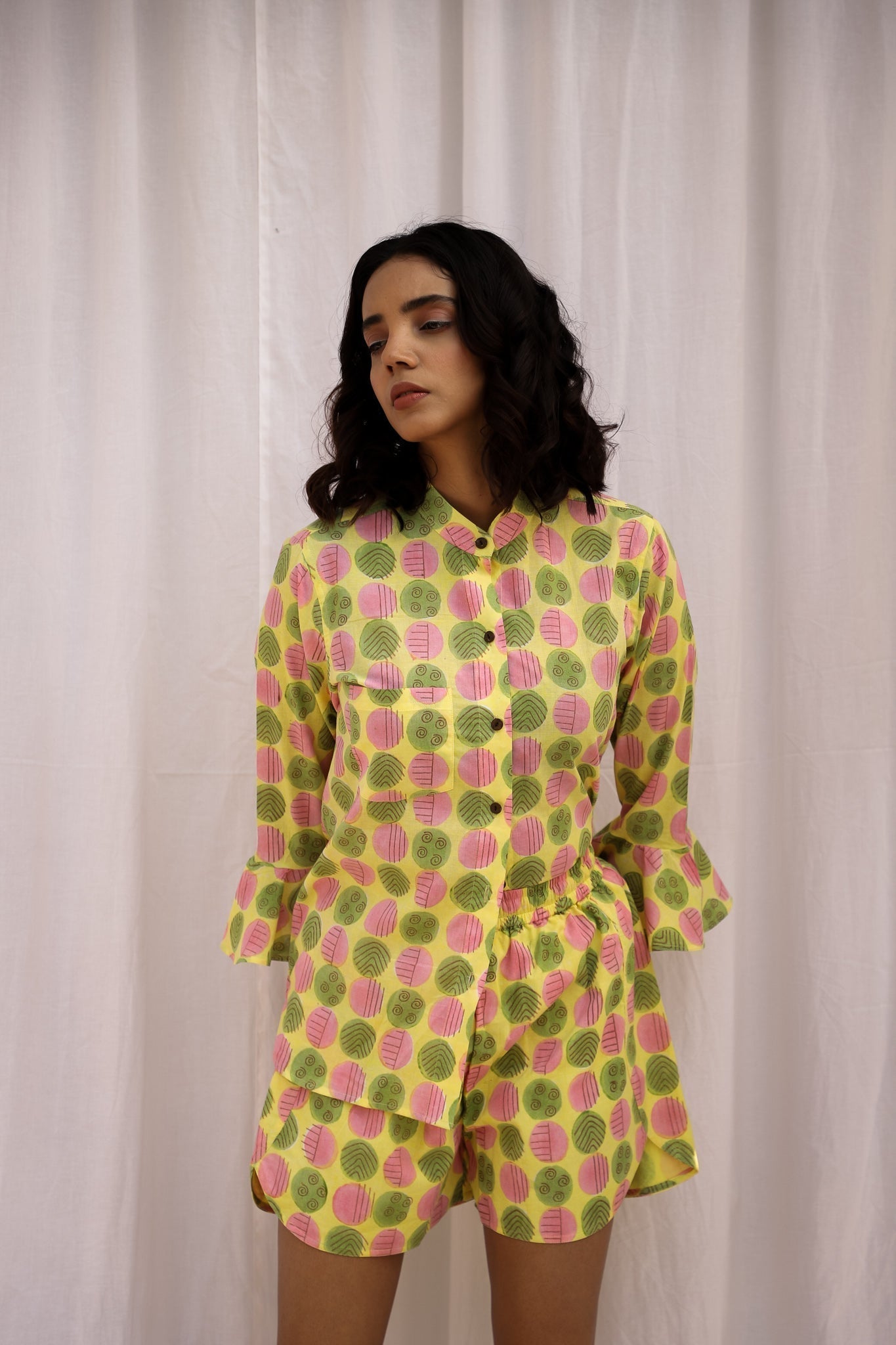 Yellow Aura Short Set