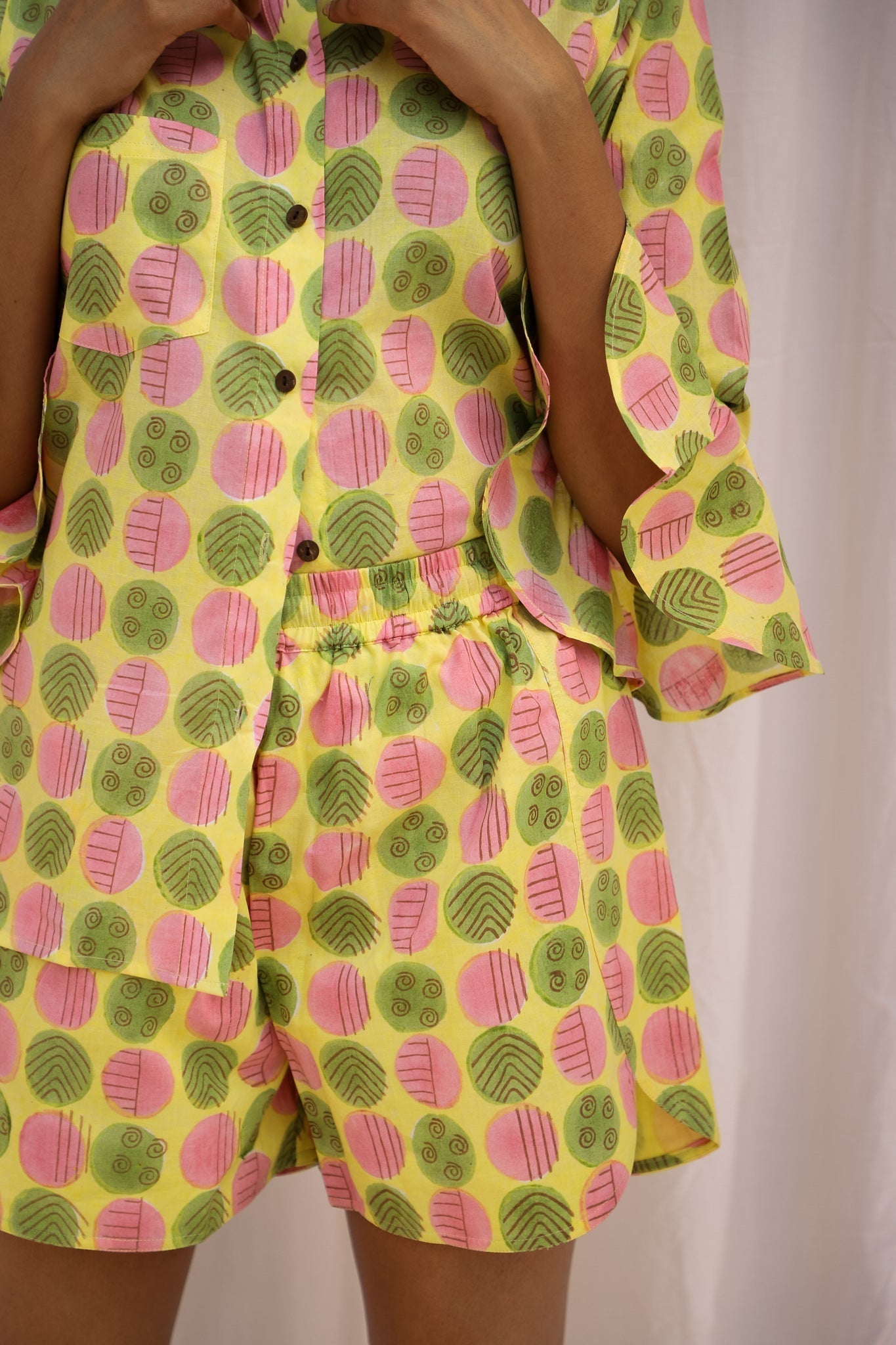 Yellow Aura Short Set