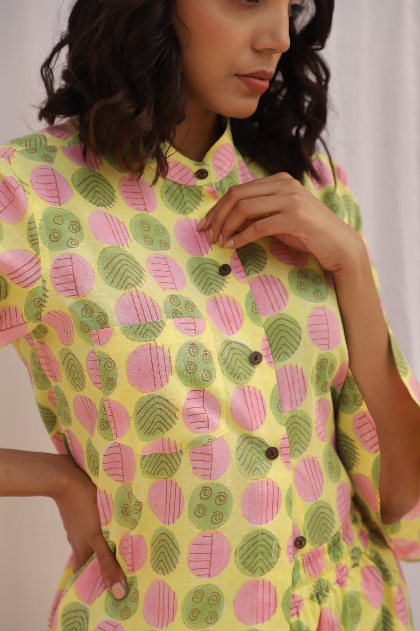 Yellow Aura Short Set