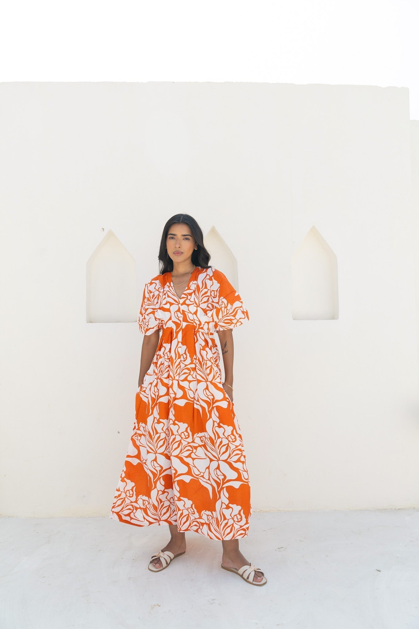 Golden hour maxi dress