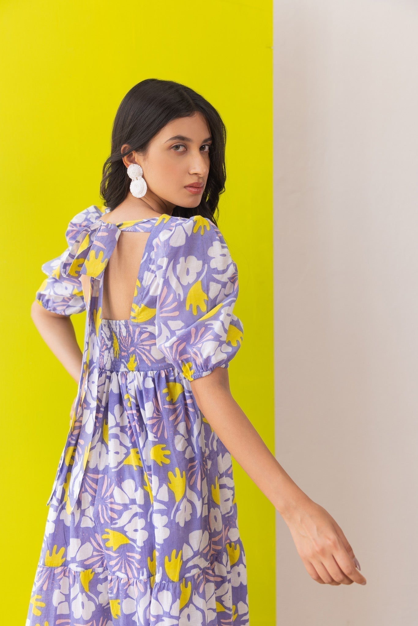 Slushie Frill Midi Dress