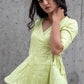 Green Peplum Blouse (1844188250155)