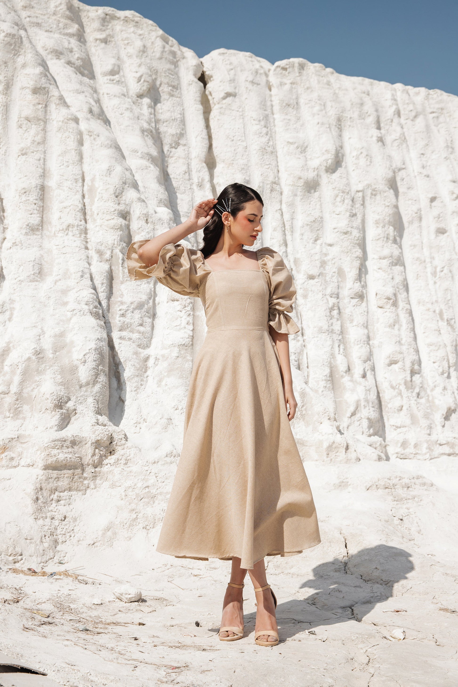 Madison Midi Dress (6440294777001)