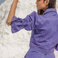 Orchid Button Down Jacket