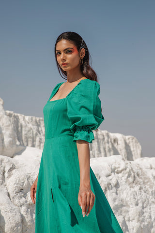 Charlotte Slit Dress (6440312144041)