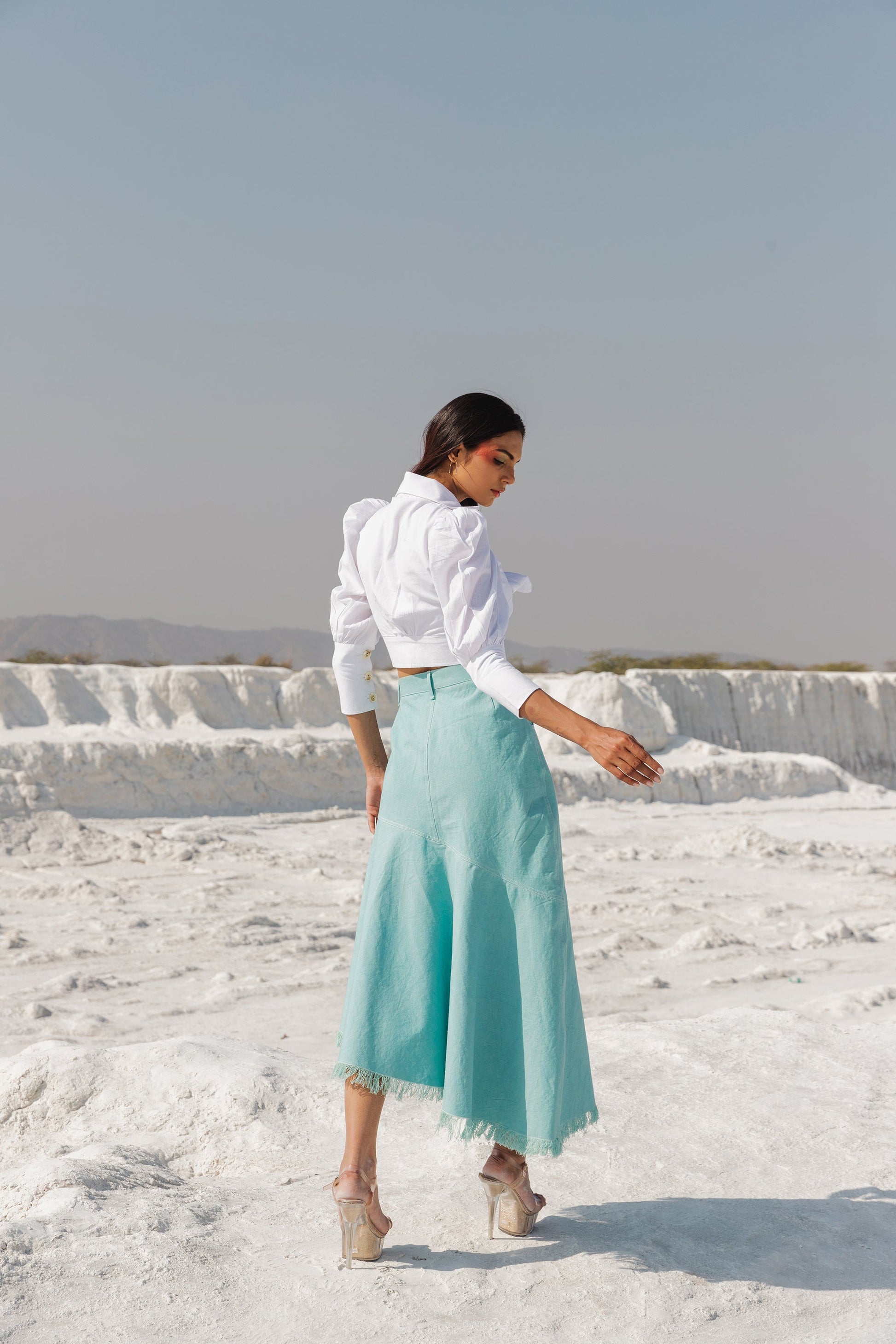 Mia Assymetrical Skirt (6440359297193)