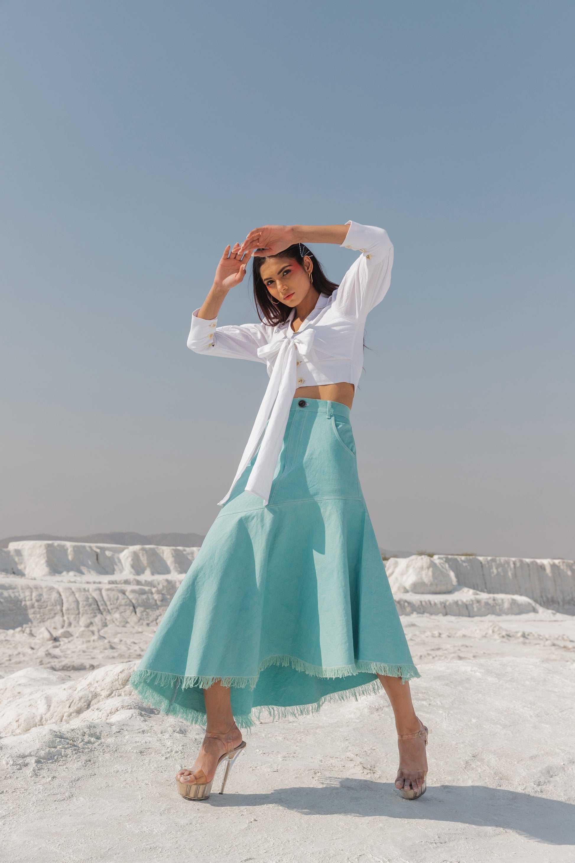 Mia Assymetrical Skirt (6440359297193)