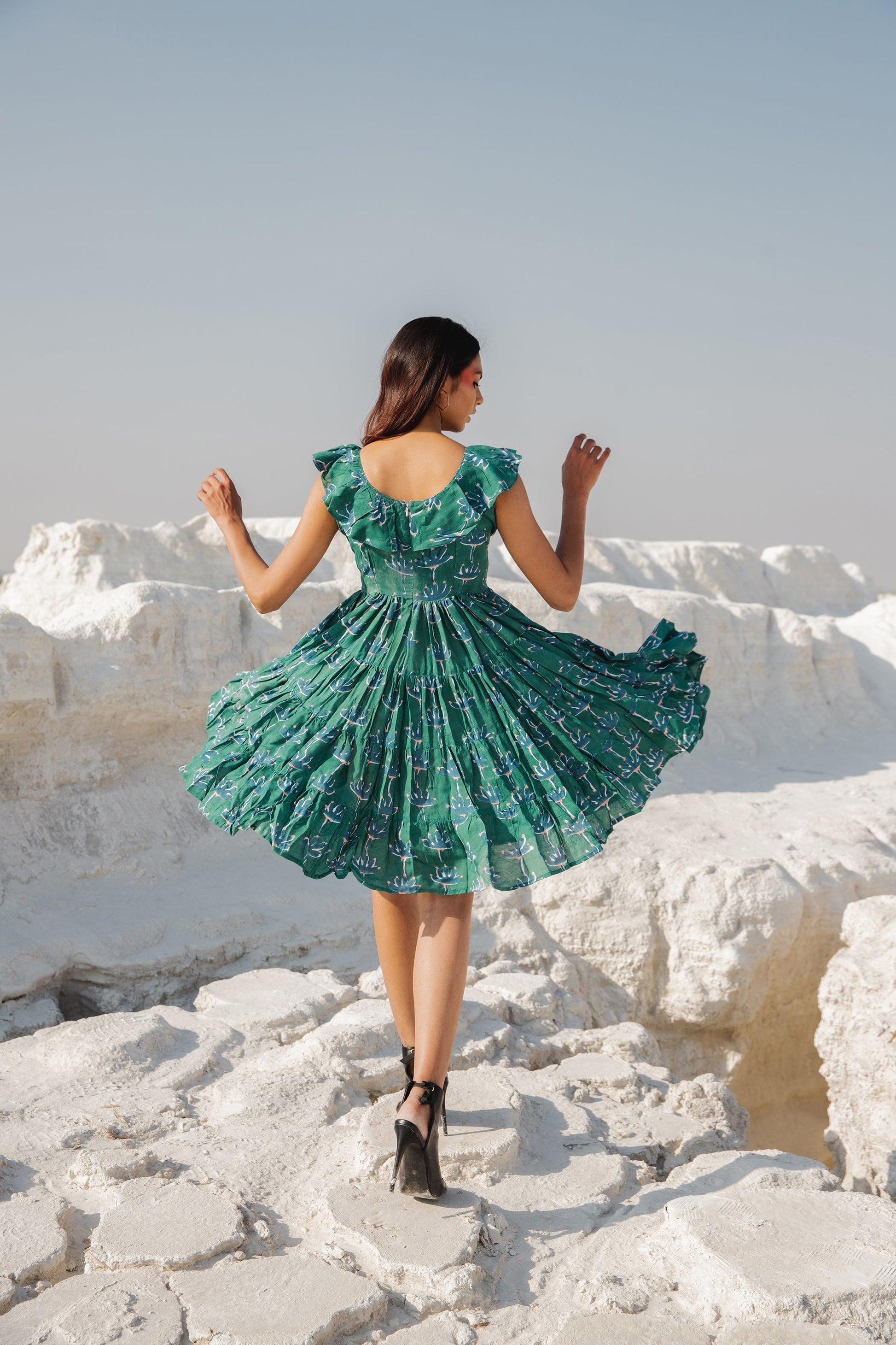 Olivia Tiered Dress (6440298774697)