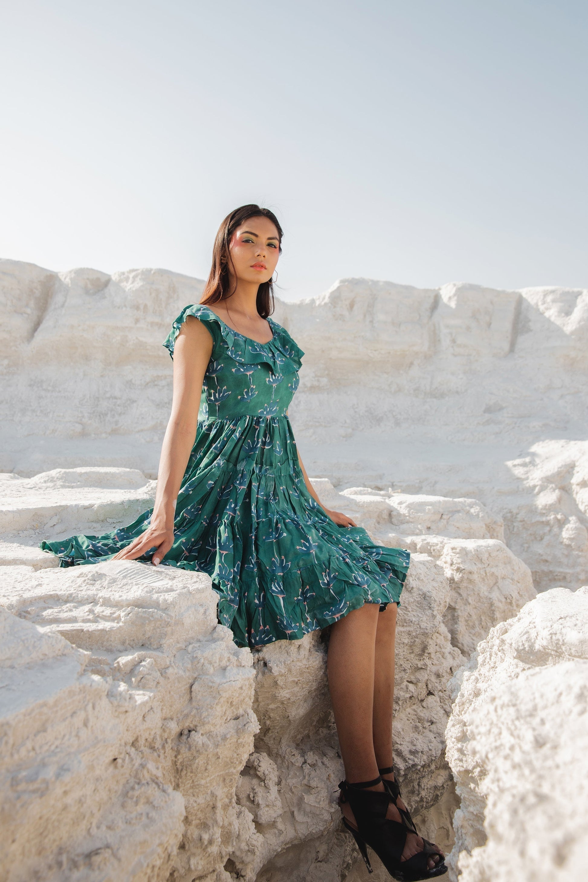 Olivia Tiered Dress (6440298774697)