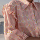 Melody Ruffle Shirt (6440290091177)
