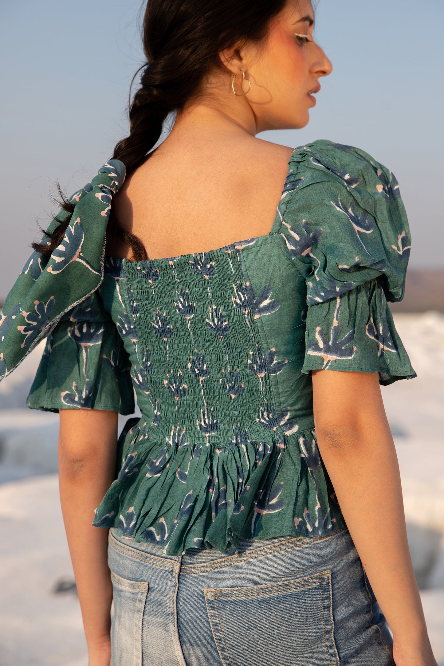 Olivia Peplum Top (6440264597673)