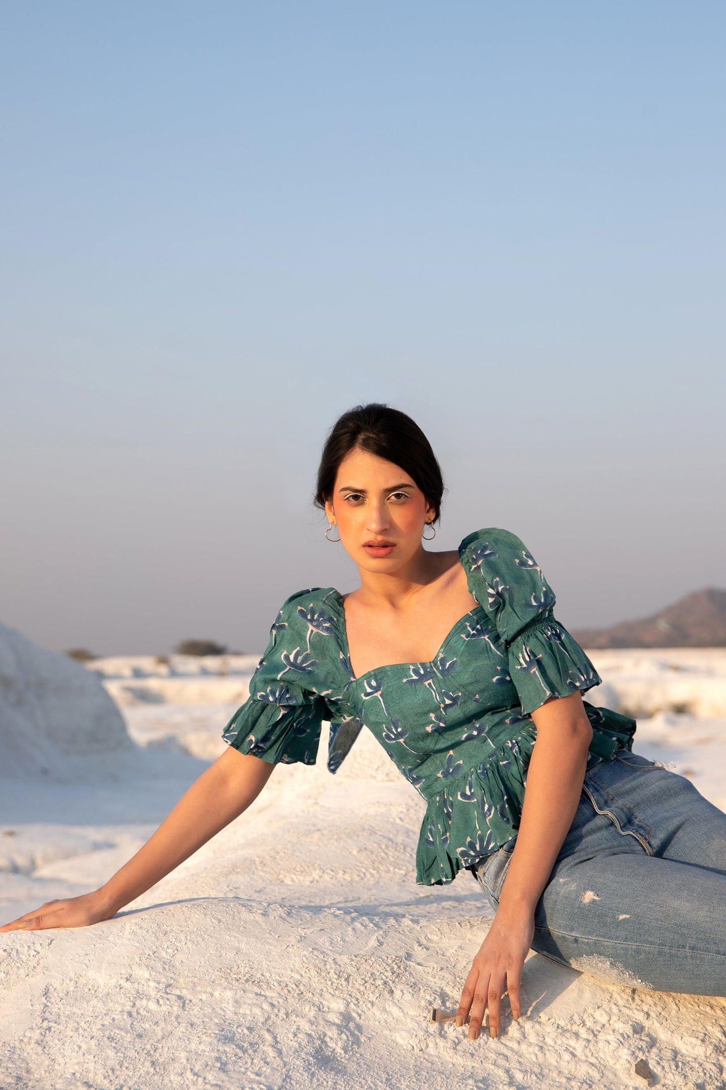 Olivia Peplum Top (6440264597673)