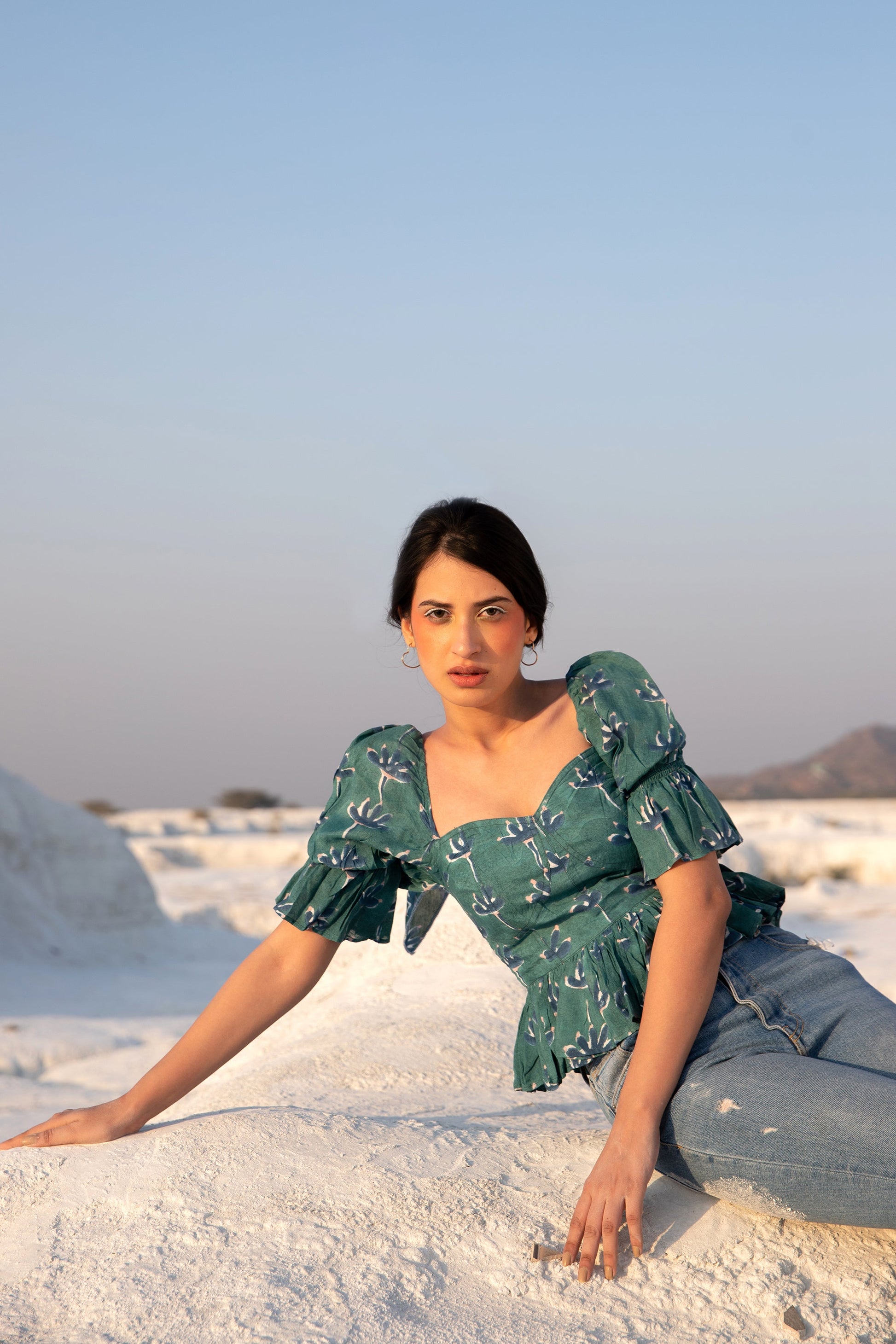 Olivia Peplum Top (6440264597673)