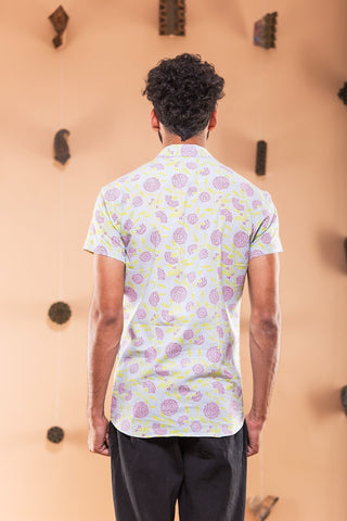 Bloom on grey Shirt (1640731607083)