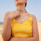 Marigold Silk Top (7093630959785)