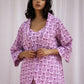 Purple Pineapple Day-jama Set