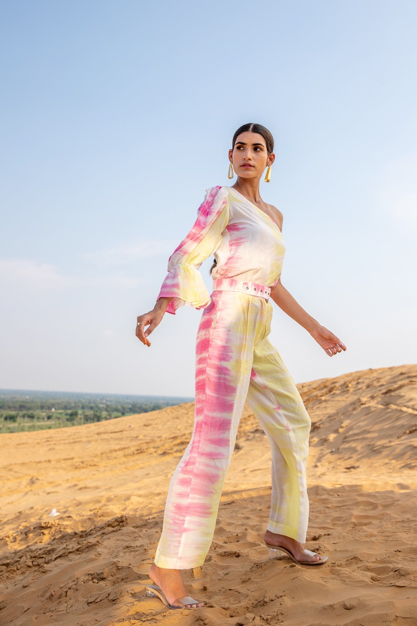 Magnolia One-Shoulder Co-ord Set (7093719204009)