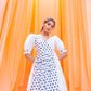 Polka Midi Dress cotton (1446506692651)