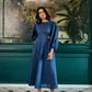 Alyssa Blue Midi Dress