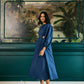 Alyssa Blue Midi Dress