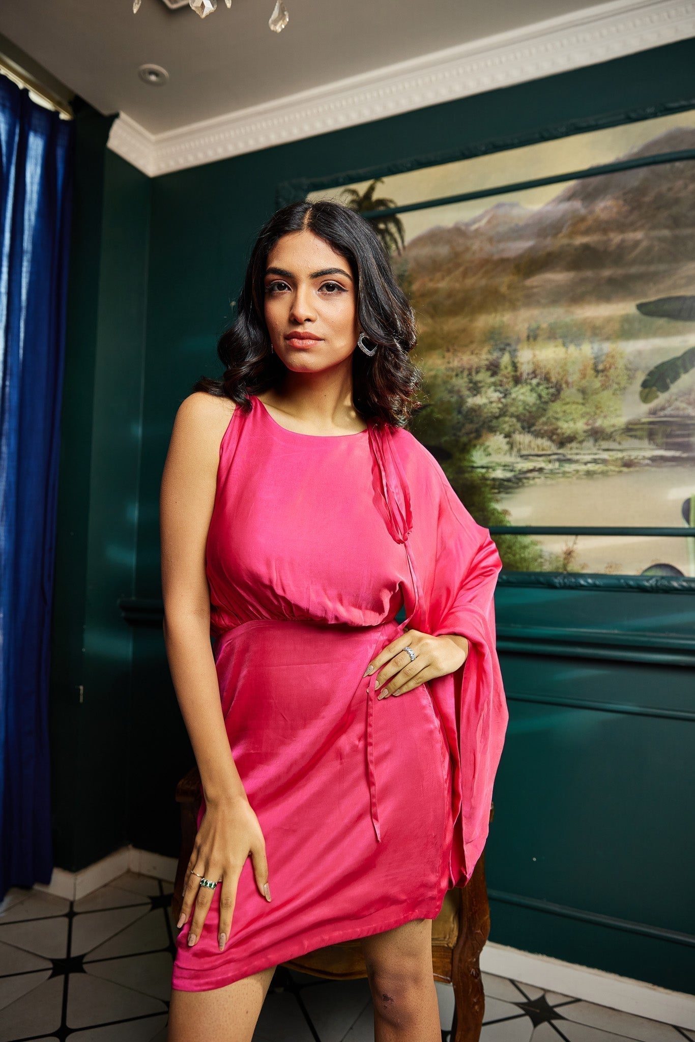 Tina One-Shoulder Dress