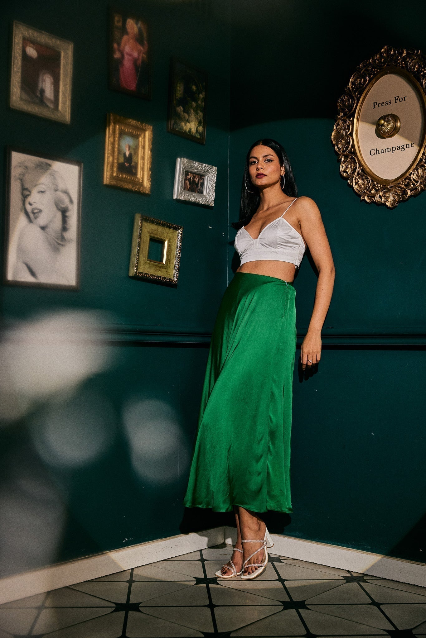 Seema Green Skirt