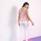 Raspberry Peplum Top