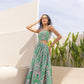 Sunny Guava Off Shoulder Dress