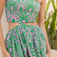 Sunny Guava Off Shoulder Dress