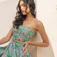Sunny Guava Off Shoulder Dress