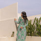Sunny Guava Midi Dress