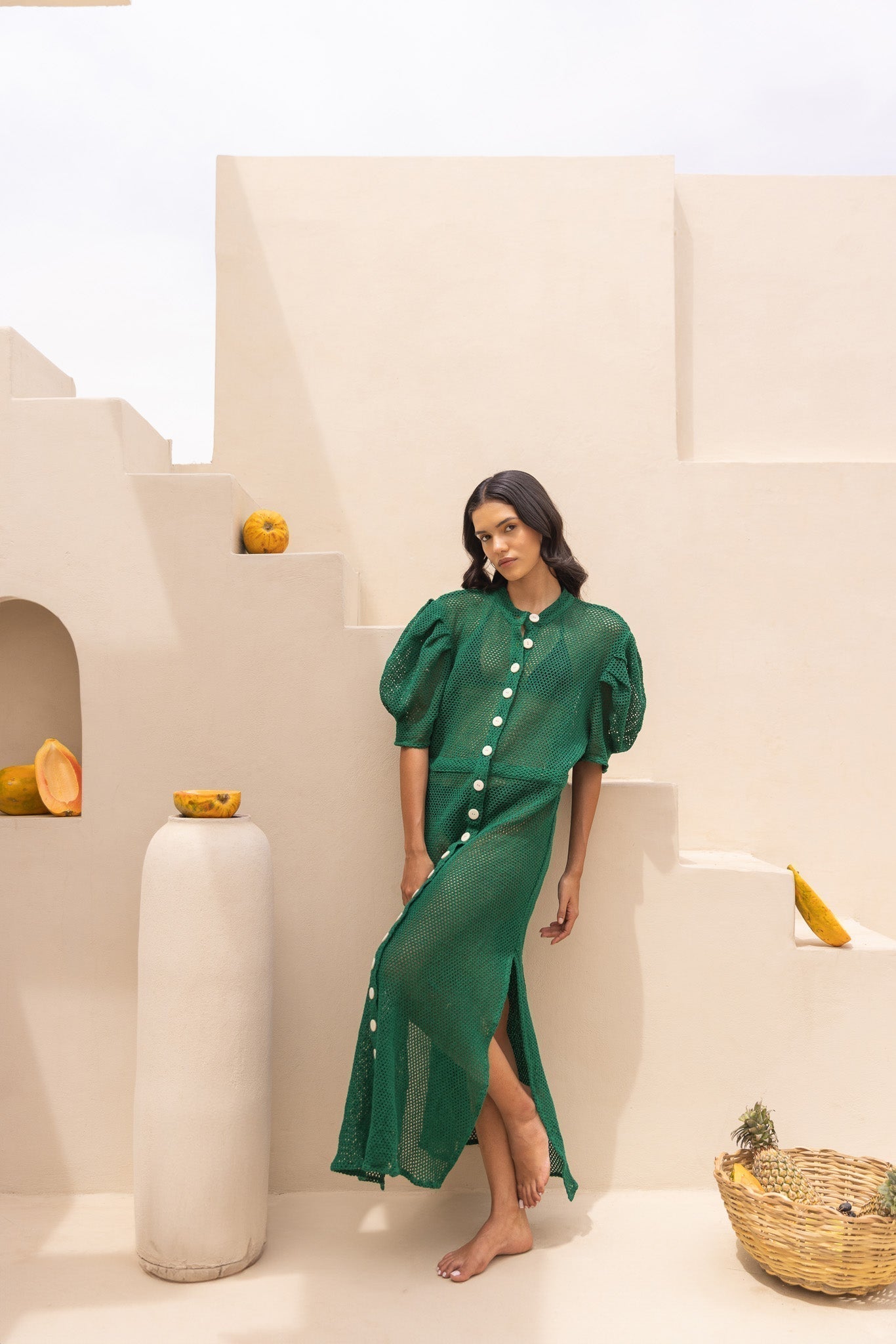 Pineapple Pop Beach Dress