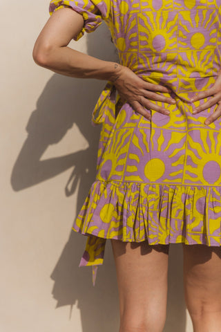 Limey Lemon Mini Dress