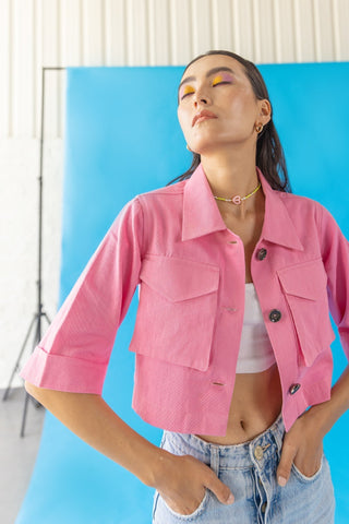 Amy crop shirt